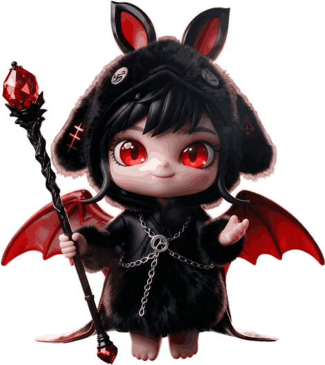怼怼 恶魔小精灵 角色形象